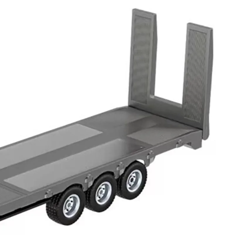 1502 Nieuwe Huina RC Trailer 1/18 3 Axle Plastic Oplegger Flatbed voor 1:18 770 s RC Tractor Truck Afstandsbediening Voertuig Model