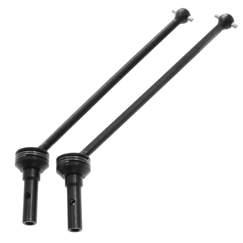 2Pcs Metal Steel Front And Rear Drive Shaft CVD For 1/8 Traxxas Sledge RC Car Upgrades Parts Accessories