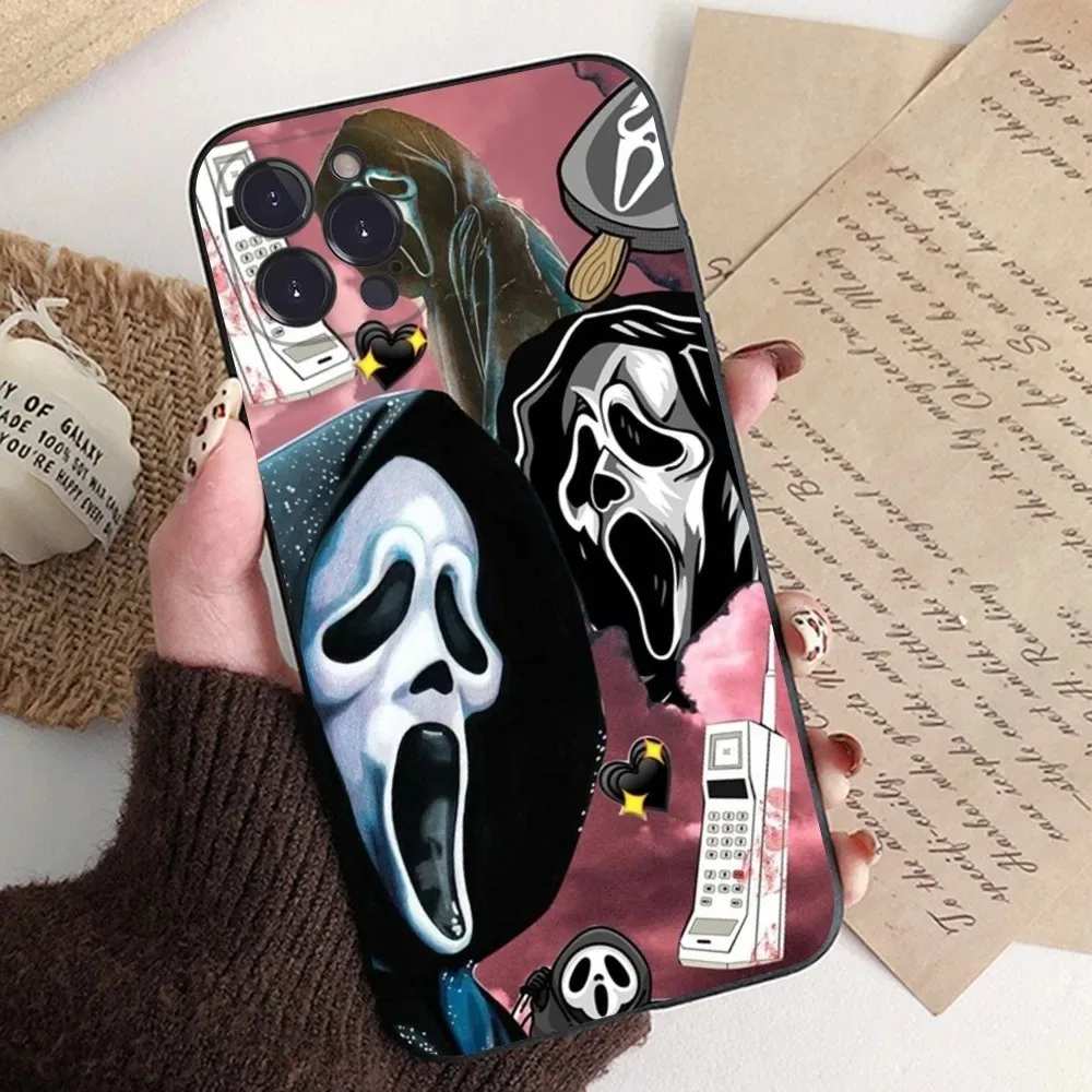 Ghostface Scream Terror Horror Silicone Phone Case For Samsung Galaxy S10 S20 S21 S22 S23 S24 FE Plus Ultra Note 20