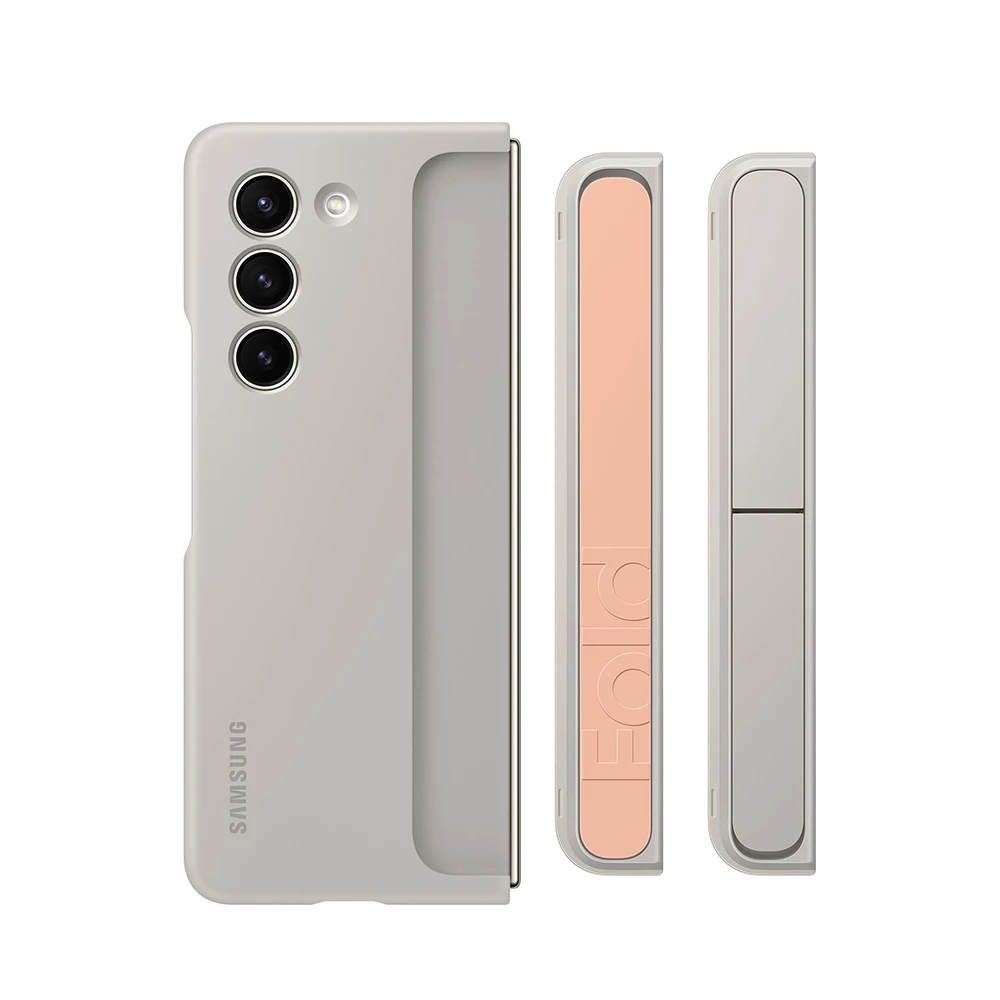 Original For Samsung Galaxy Z Fold5 Standing Case with Strap For Galaxy Z Fold5 5G Z Fold 5 Kickstand Back Cover Case