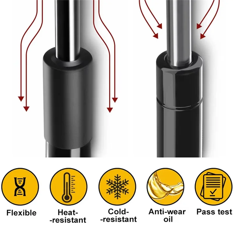

Stainless Steel Car Tailgate Lift Support Strut Slow Down Easy Up For Ford Ranger T9 2022 2023 Pickup Shock Absorber