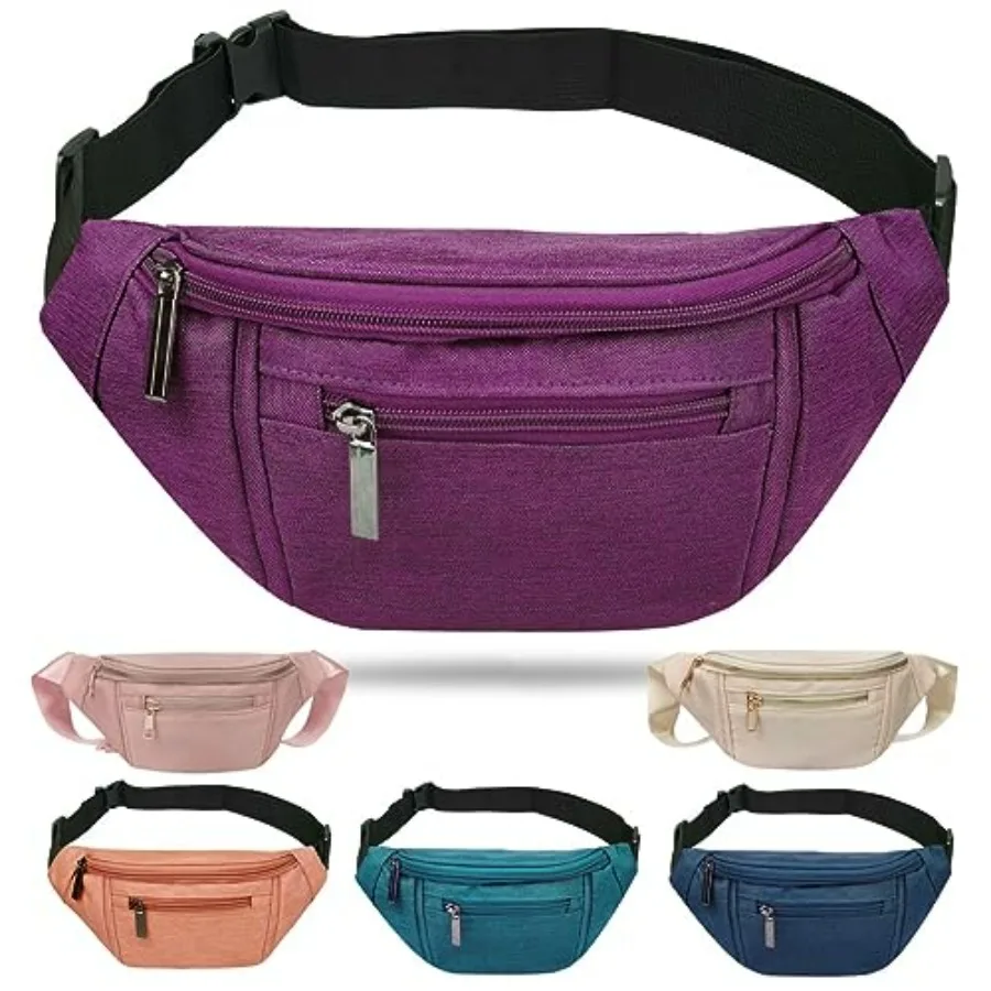 

Crossbody Fanny Pack for Women Fashionable, Fashion Waist Bag Purse, Belt Bag for Travel Walking Running Hiking Cycling, Easy C