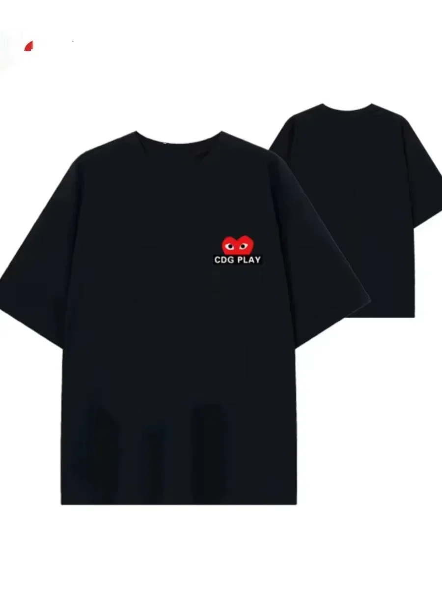 

Cotton Printed Short-sleeved T-shirts, Men's and Women's Spring and Summer Couples Design Sense Niche Versatile Oversized Tops