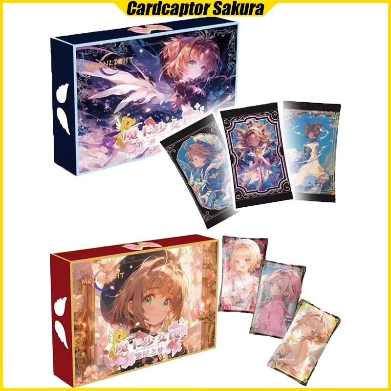 MOONLIGHT Cardcaptor Sakura Cards Dream of Stars Anime Collection Cards Mistery Box Board Games Toys Birthday Gifts for Kids