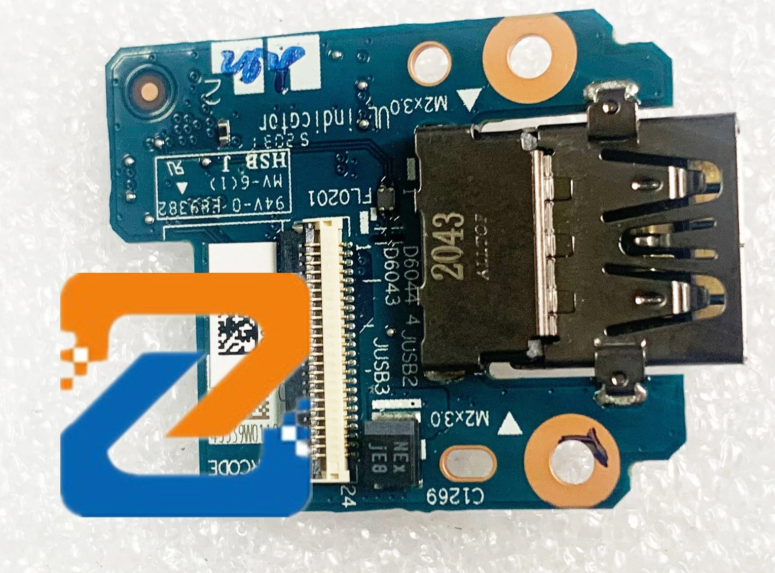 For  LenovoThinkpad T495S X395 X13 USB Small Board Interface NS-C181 02DM414