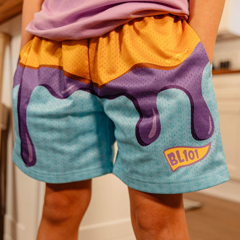 2026 New Summer Men B 101 Shorts Men's Sweatpants Gyms Loose Basketball Mesh Shorts Quarter Outdoor Sports Shorts Adult/Kids Y2k