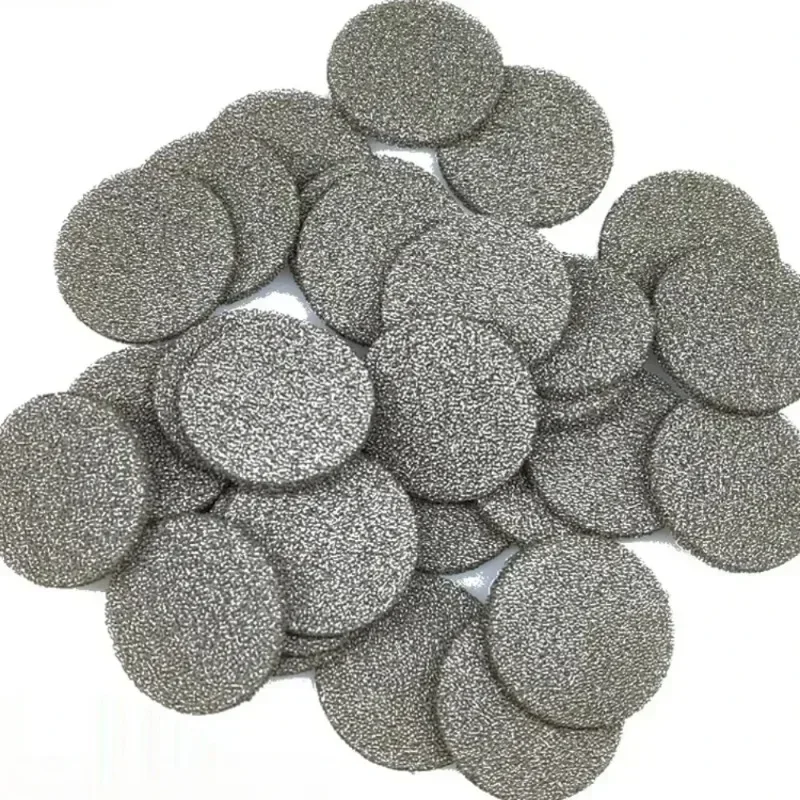 Gnirue 10pcs 110 PPI Metal Porous Foam Nickel Wafer Ni Round Circular Disc for Button Battery Electrode Gasket Spring