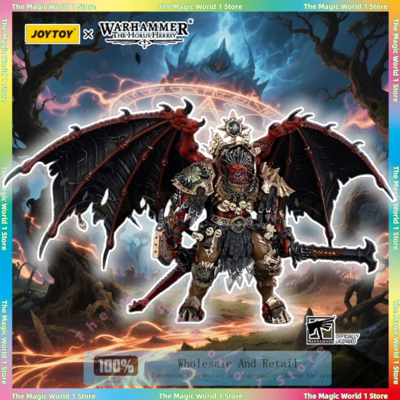 

JOYTOY Dark Source Warhammer 40K World-Swallower Angron Demons Genetic Primrose 1/18 Выпущено в июле 2025 г.