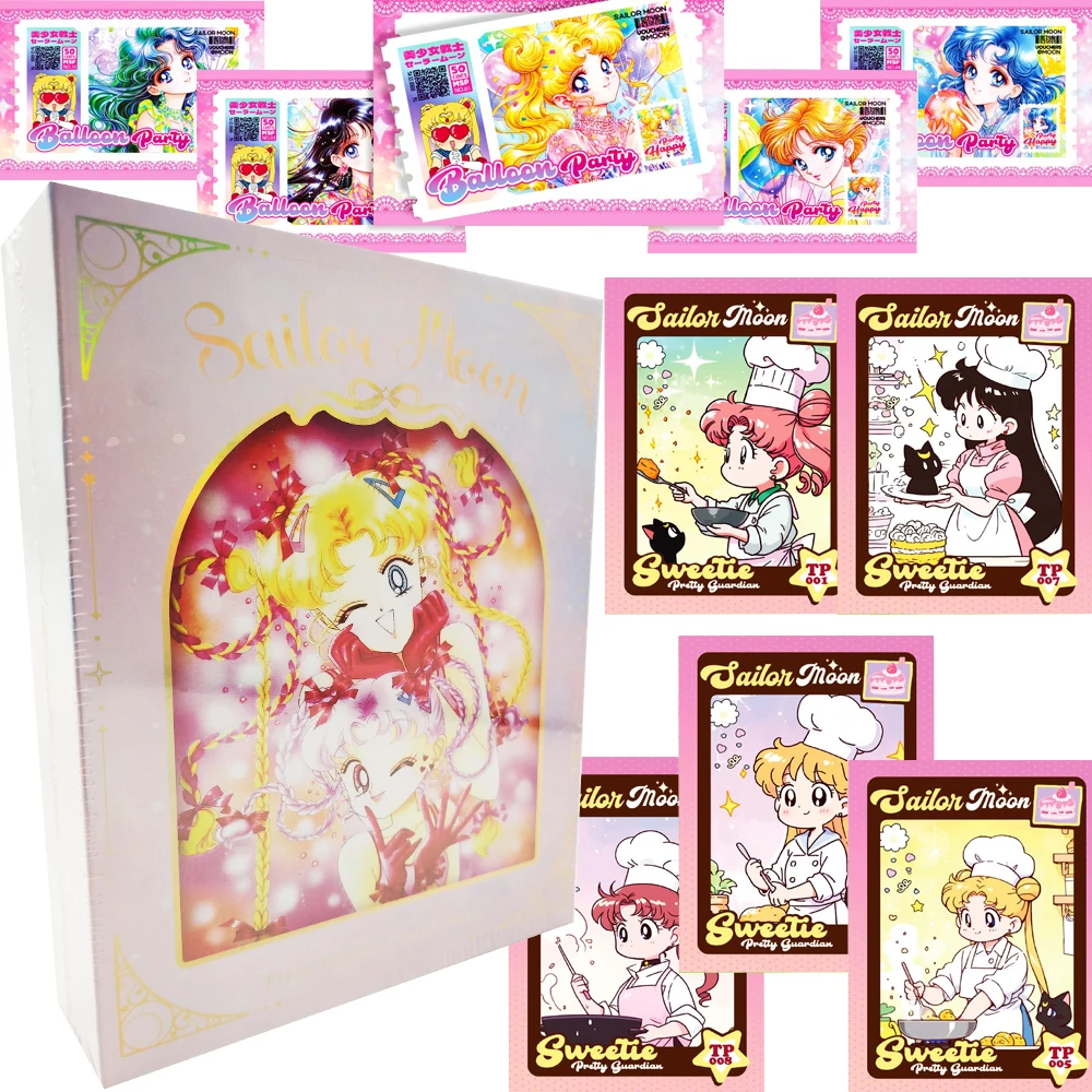

Sailor Moon Collection Cards Anime Pretty Girls Hino Rei Tsukino Usagi Popular IP Cute Fun Co Branded Cards Kids Xmas Toys Gifts