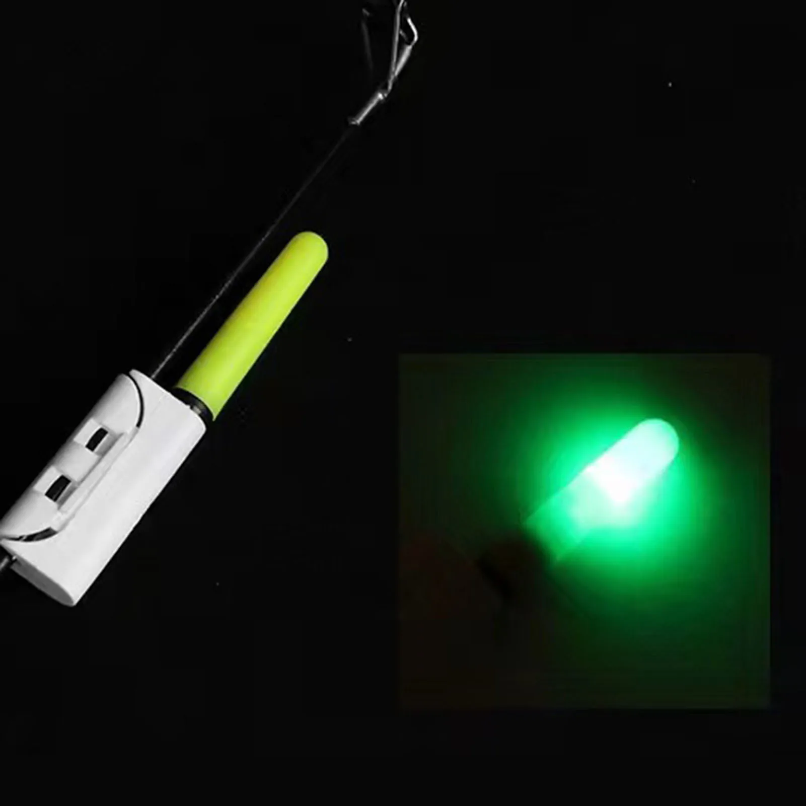 Waterproof Night Fishing Rod Light Waterproof Luminous Glow Lamp Rod Tip for Night Fishing Camping