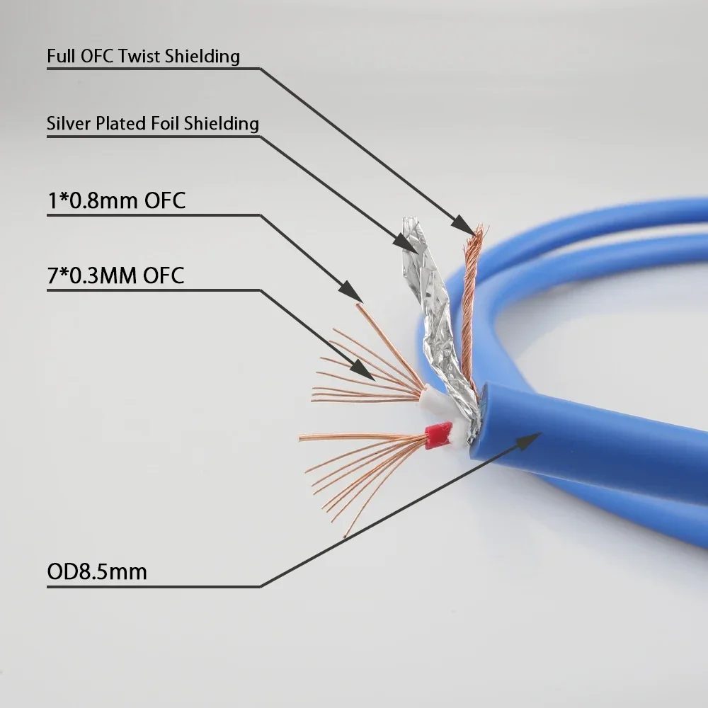 Cable de interconexión Cardas Clear Light Cable de interconexión de audio Bluk Cable de audio rca CD Play AMP
