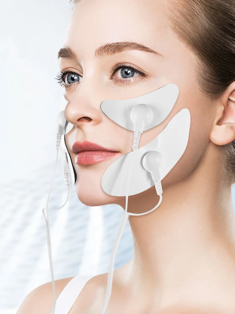 EMS مدلك الوجه جهاز رفع الوجه المضادة للتجاعيد مكافحة الشيخوخة جهاز الجمال USB شحن 8 طرق 19 مستوى للوجه الرقبة