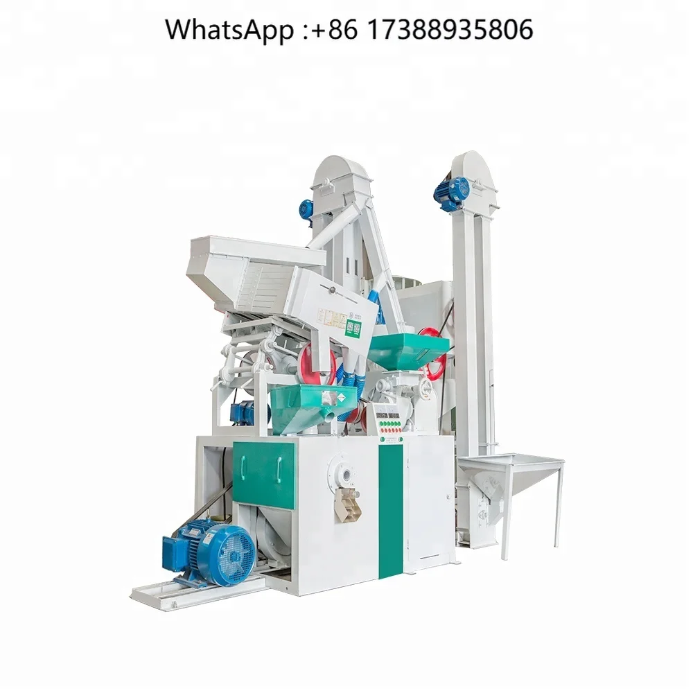 6LN-20/15S 1 Ton Per Hour Combined Rice Mill Machine With Huller Polisher Processor
