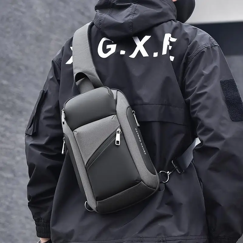 outdoor-portable-men's-chest-bag-oxford-cloth-waterproof-casual-crossbody-bag-for-commuting-leisure-men's-shoulder-bag