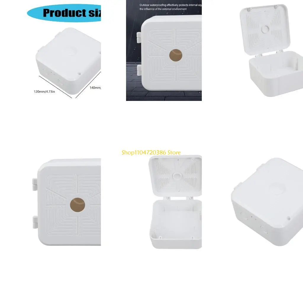 K0EA Universal Waterproof CCTV Junction Box Mounting Enclosure Case For Outdoor Security Camera And Solar Panel Accessories