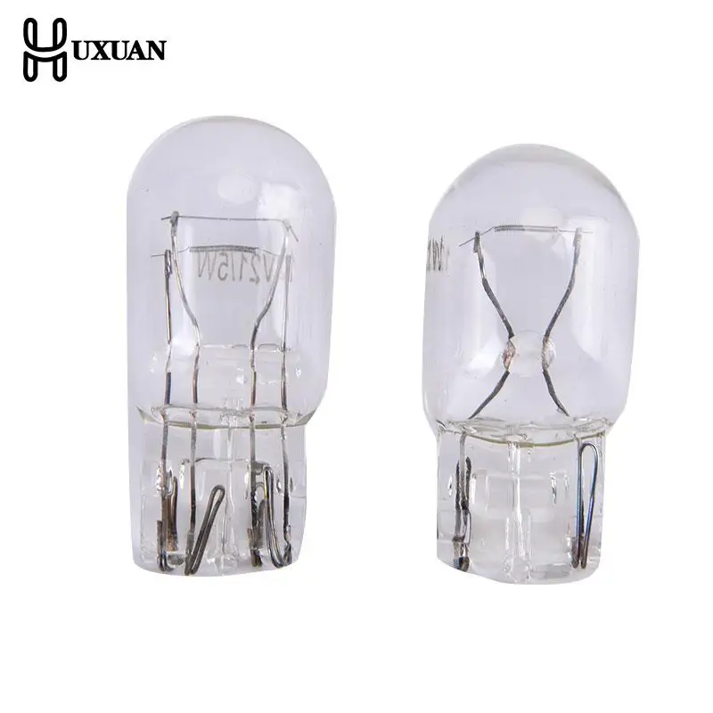 

W21/5W T20 7443 7440 Signal Light 3800K Halogen Bulb Clear Glass Daytime Running Lights Turn Stop Brake Tail Bulb DRL Bulbs