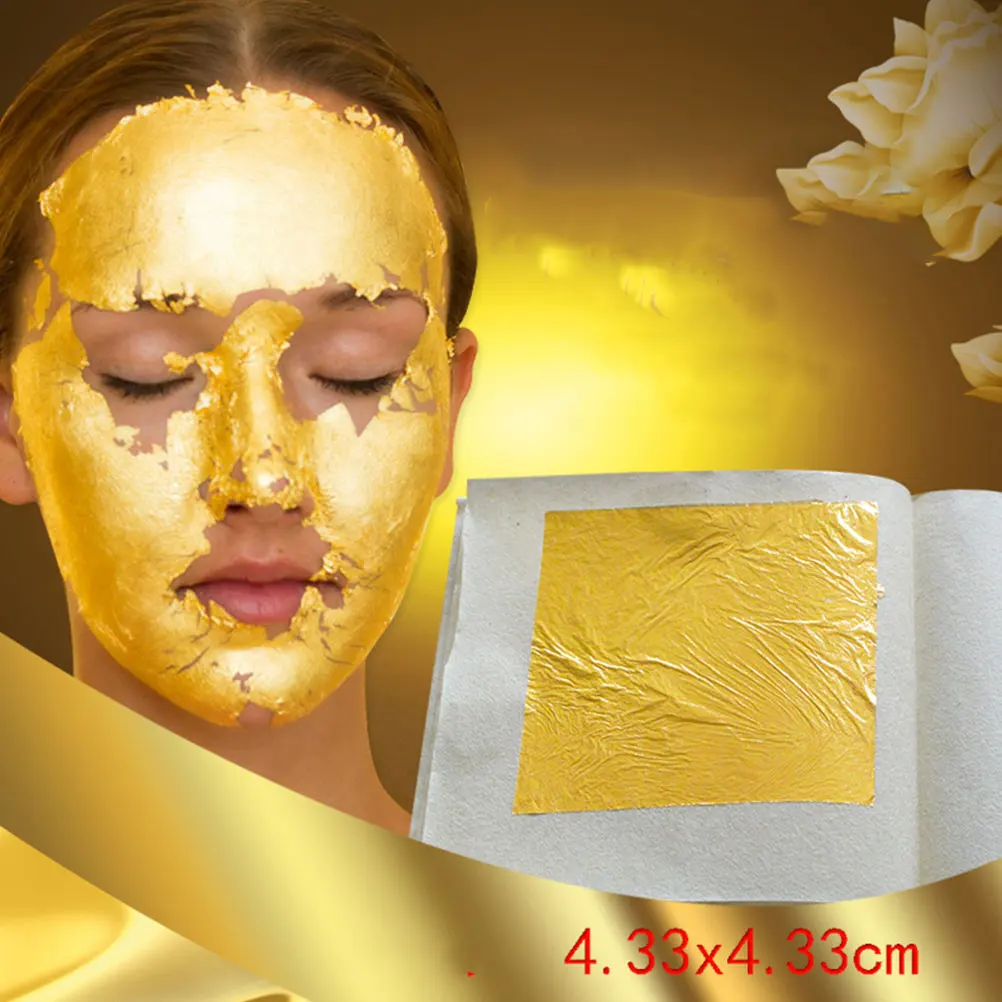 

10 Pcs Imitation Gold Foil Sheets High Quality Durable Decorative Ceiling Wooden Frame Craft Supplies