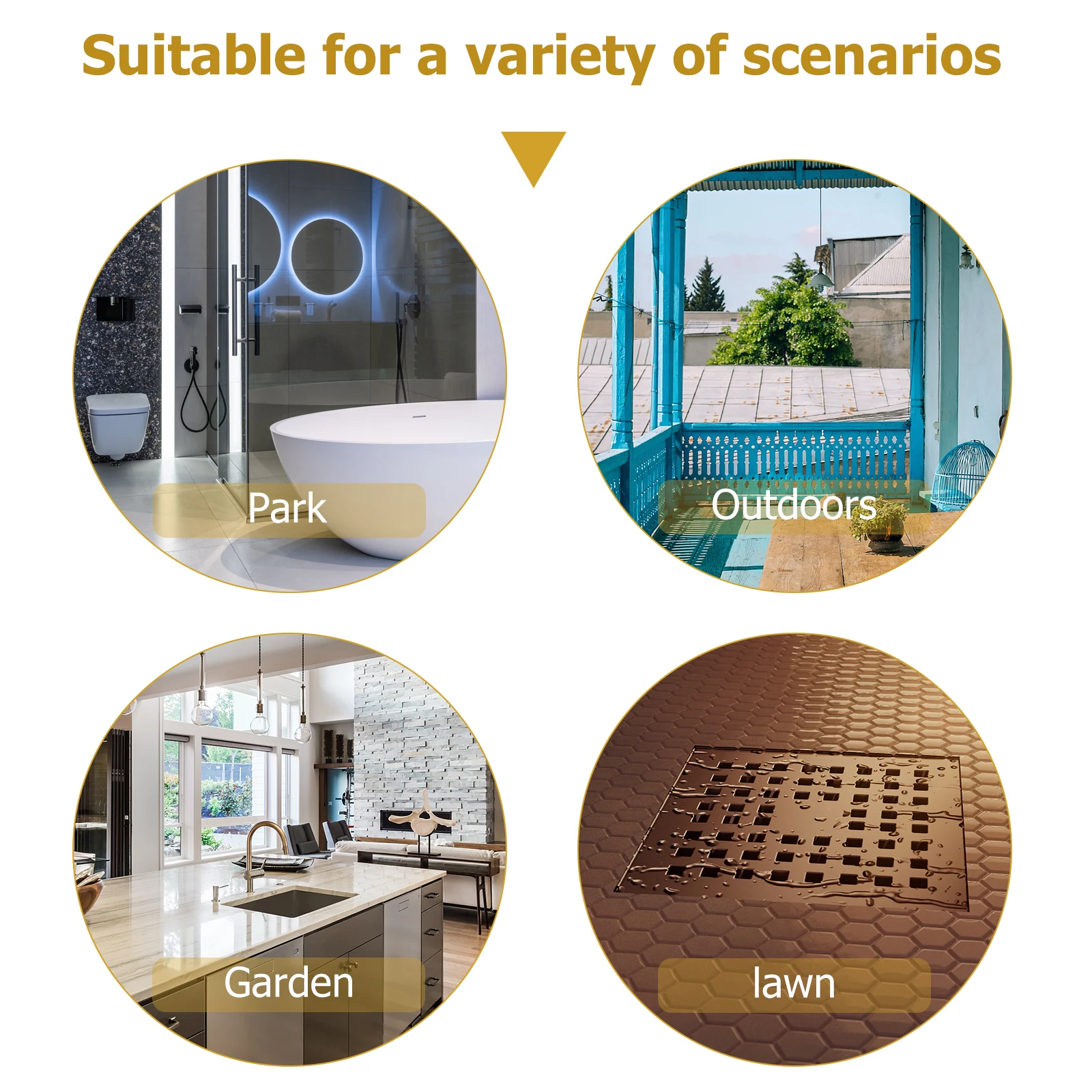 

50Pcs Disposable Floor Drain Stickers Anti-Blocking Hair Filter Self-Adhesive Sink Sewer Protector Hair Filtering Stickers