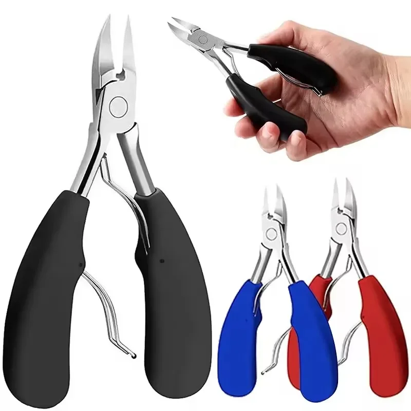 1pcs Original factory stainless steel Toe Nail Clippers cuticle nipper beauty tool red cuticle nipper Pedicure Tool