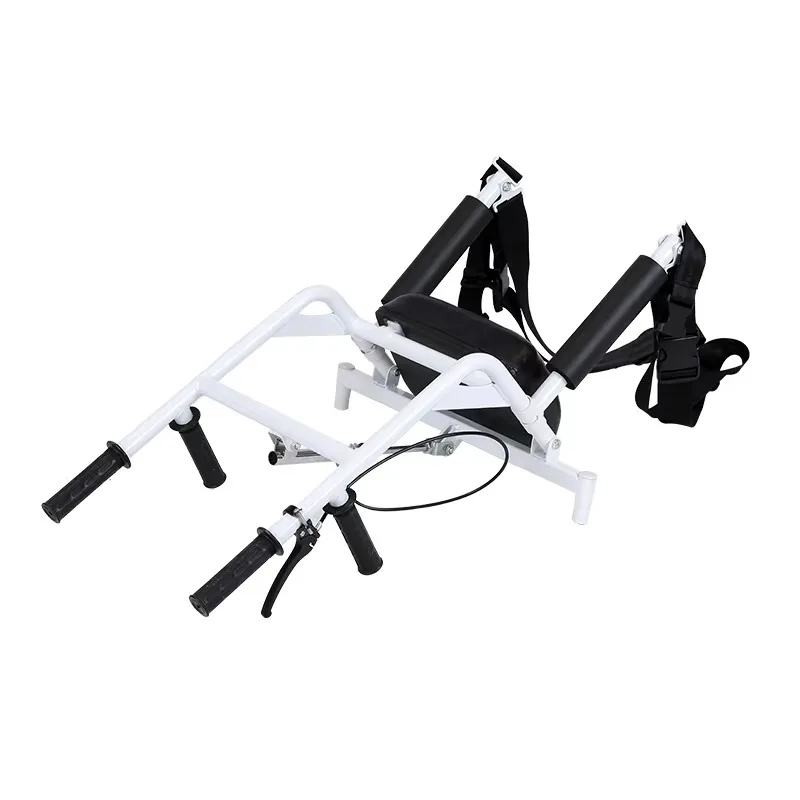 Manual Hydraulic Patient Lift Chair, with Safety Sling & Toilet Seat for Home Multi-Use Rehabilitation Transfer Equipment