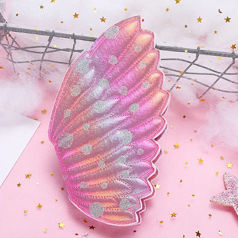 

5Pcs Kids Fairy Wings Metallic Angel Wings Props Premium Cloth Easy to Match Outfits Ideal for Carnival Party Photo Prop Cosplay