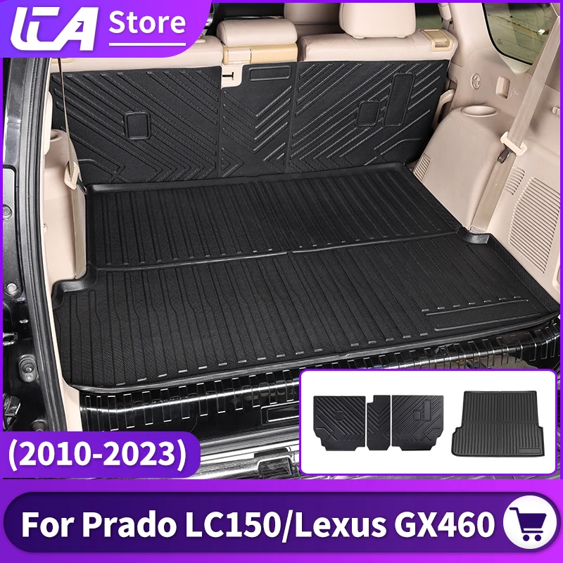 For 2010-2023 Toyota Land Cruiser 150 LC150 Prado Lexus GX460 Seat Back Cushion Trunk Mat Scratch Resistant Interior Accessories