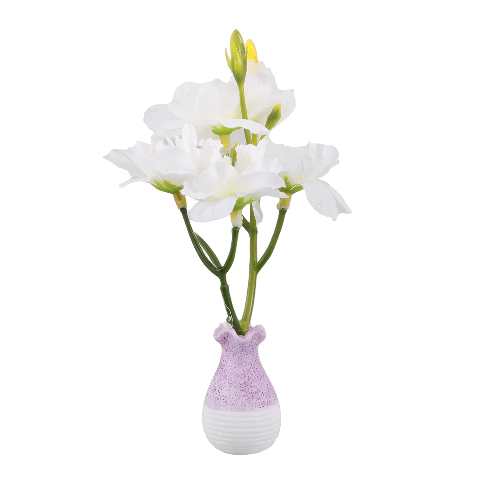 

Creative Hydrangea Faux Flower Vase Resin Ornament Decorations Miniature Landscape Cute Dashboard Accessories Automotive