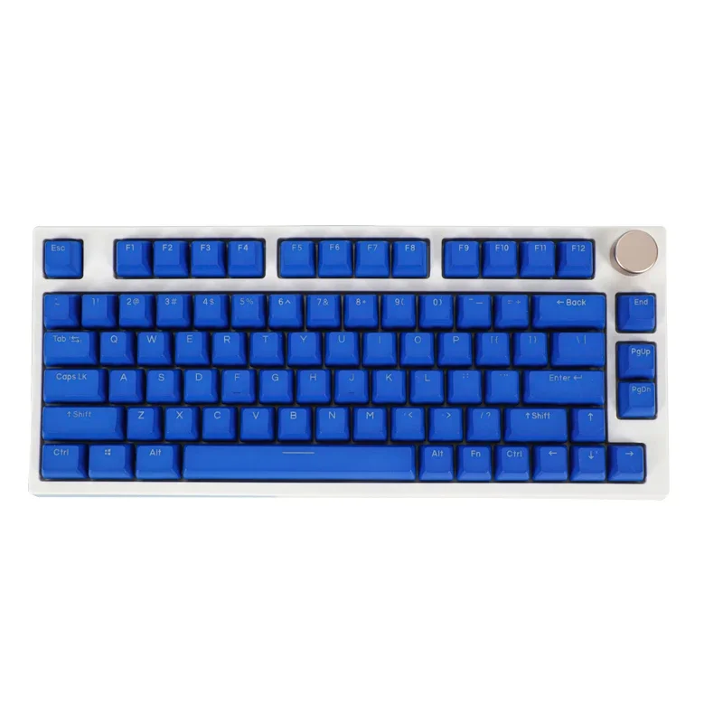 

134 Keys Classic Klein Blue Keycaps RSA PBT Doubel Shot Backlight Shine MAC for Mechanical Keyboard AULA F75 Ajazz AK820pro Game