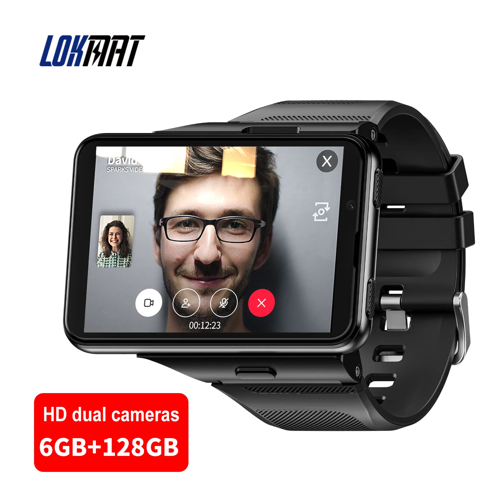 LOKMAT APPLLP MAX-NEW 4G LTE Smartwatch 2.8