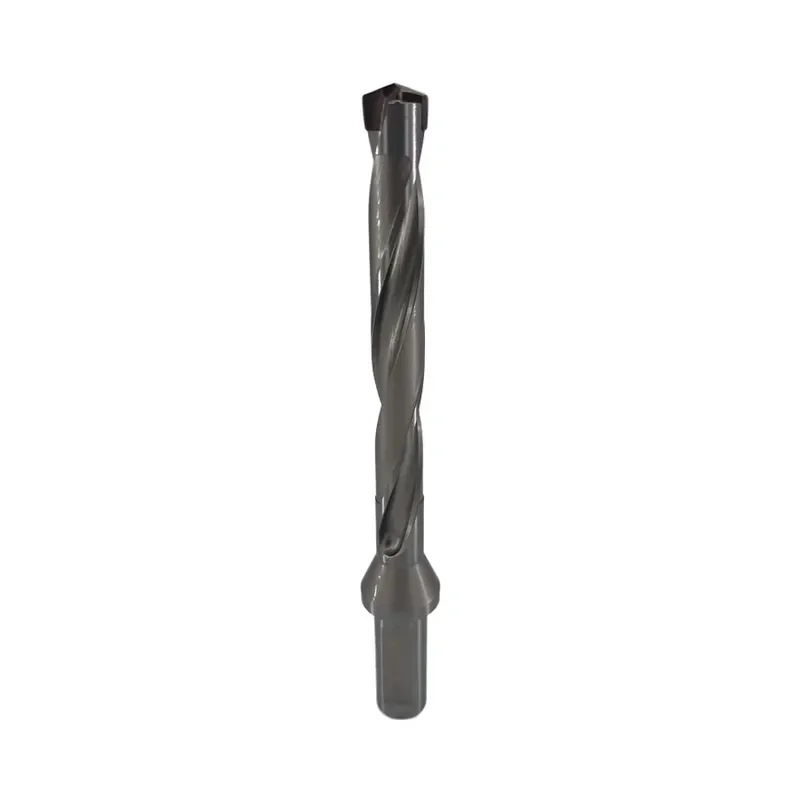 7D Crown Drill Rod Carbide Cutting Head Through-Coolant Deep Hole Steel Drilling Tools Replaceable Crown Drill Bits Machine