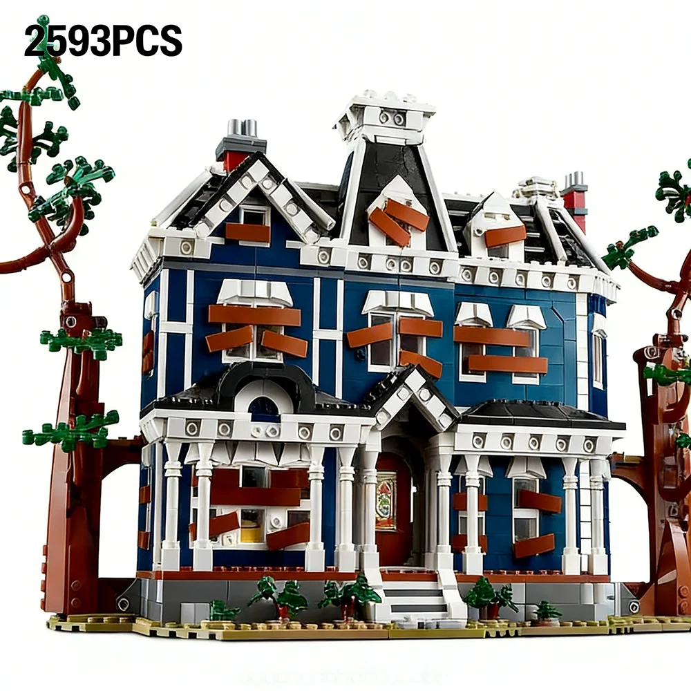 NEW Science Stranger Event TV Series 11370 75810 Creel House Sets City Architecture Building Blocks Kid Toys Gift