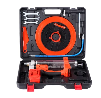 

Top Selling Cordless High Pressure 24V 600cc Lithium Battery Electric Automatic Grease Gun For Excavator