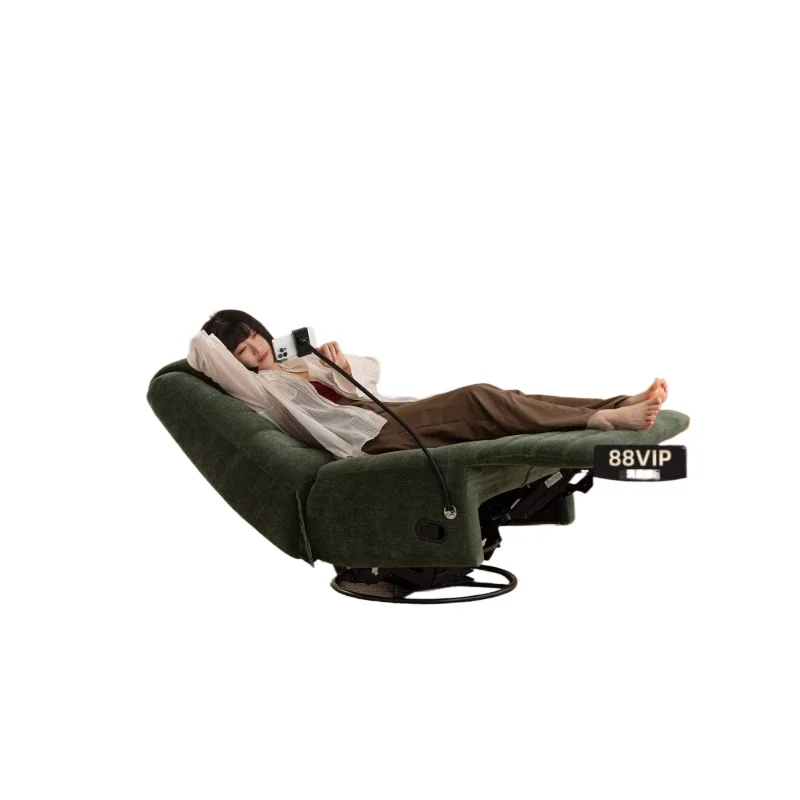 

Nordic style single sofa small apartment living room balcony leisure chair home rocking chair reclining and sleeping lazy sofa