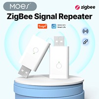 MOES Tuya ZigBee3.0 Signal Repeater Amplifier USB Port Range Extender Smart Home Device Expand Wireless Work With ZigBee Gateway