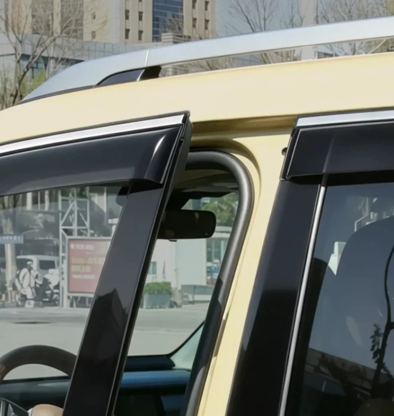 Auto Car Windows Thickened Rain Visor Suitable for Chery ICAR V27 2026 Modified Auto Wide Rain Visors Exterior Accessories