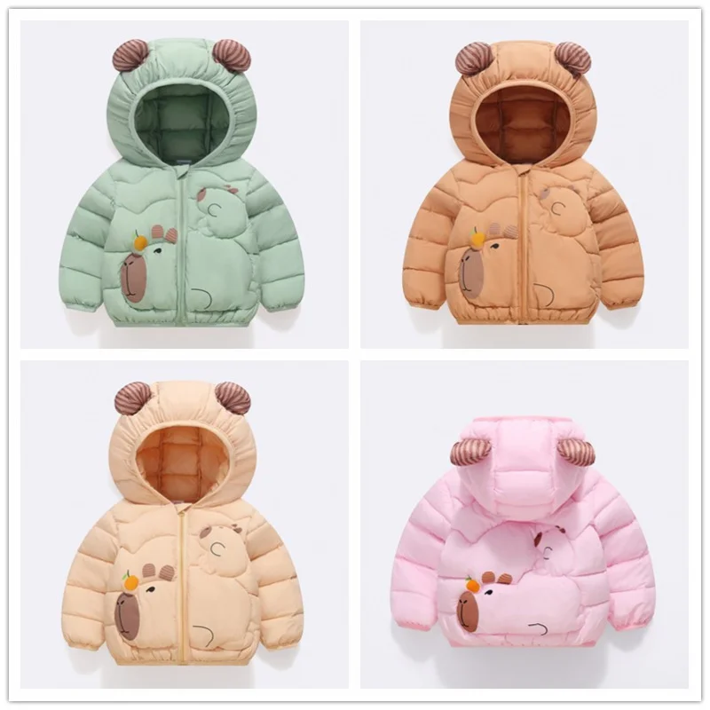 thick-warm-hooded-coat-for-2-6y-kids-solid-color-cartoon-print-autumn-winter-new-style-boys-girls-cross-border-bestsel