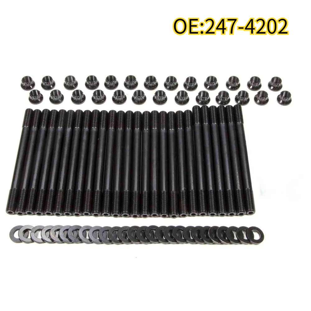 

High quality New For 26PCS 247-4202 Cylinder head stud kit for Dodge Cummins 24V diesel 5.9L 6.7L 98-18