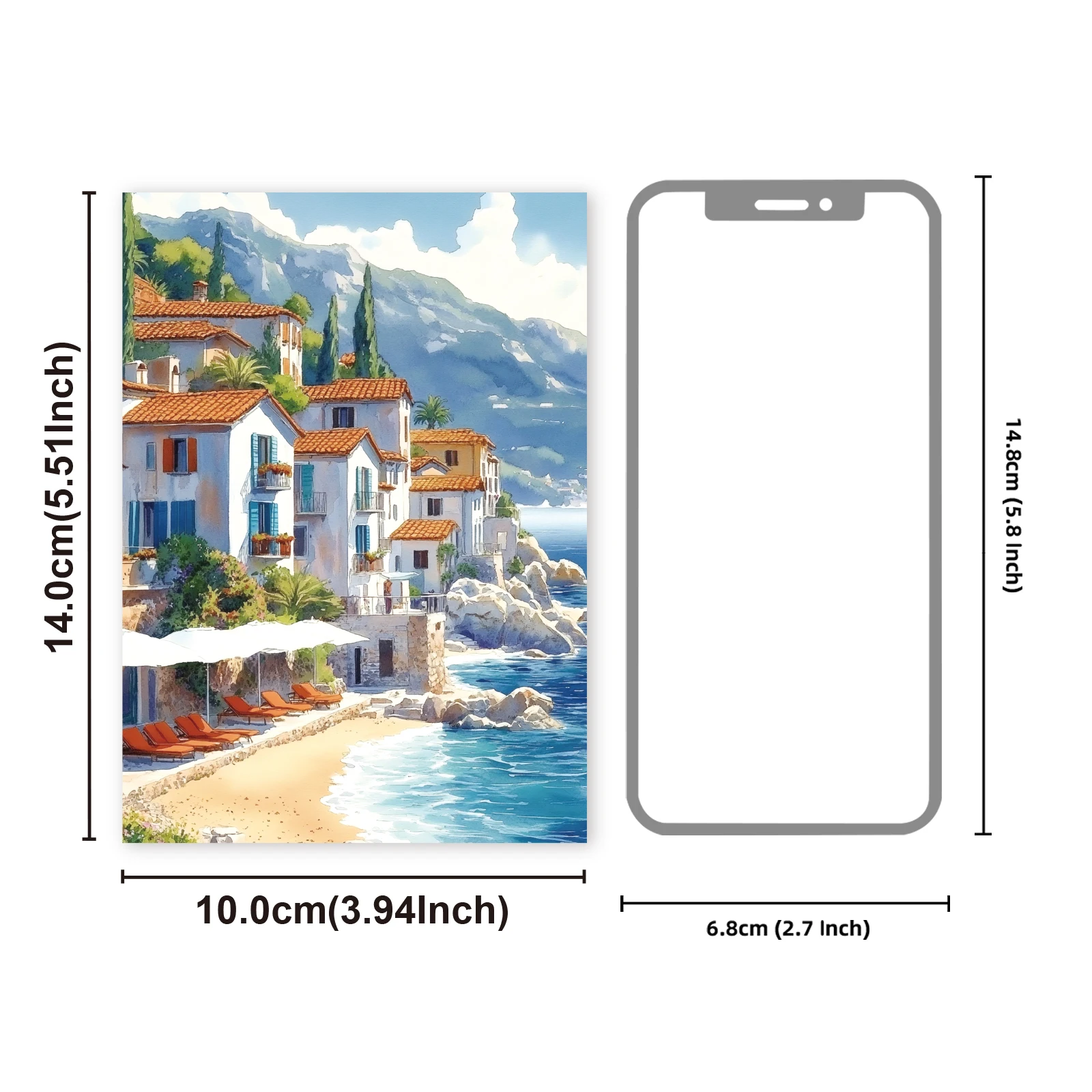 20pcs Beach City & Gold Palace Paper Stickers, Perfect for Laptops, Suitcases, Teacher Supplies, Scrapbooks, Toy Stickers