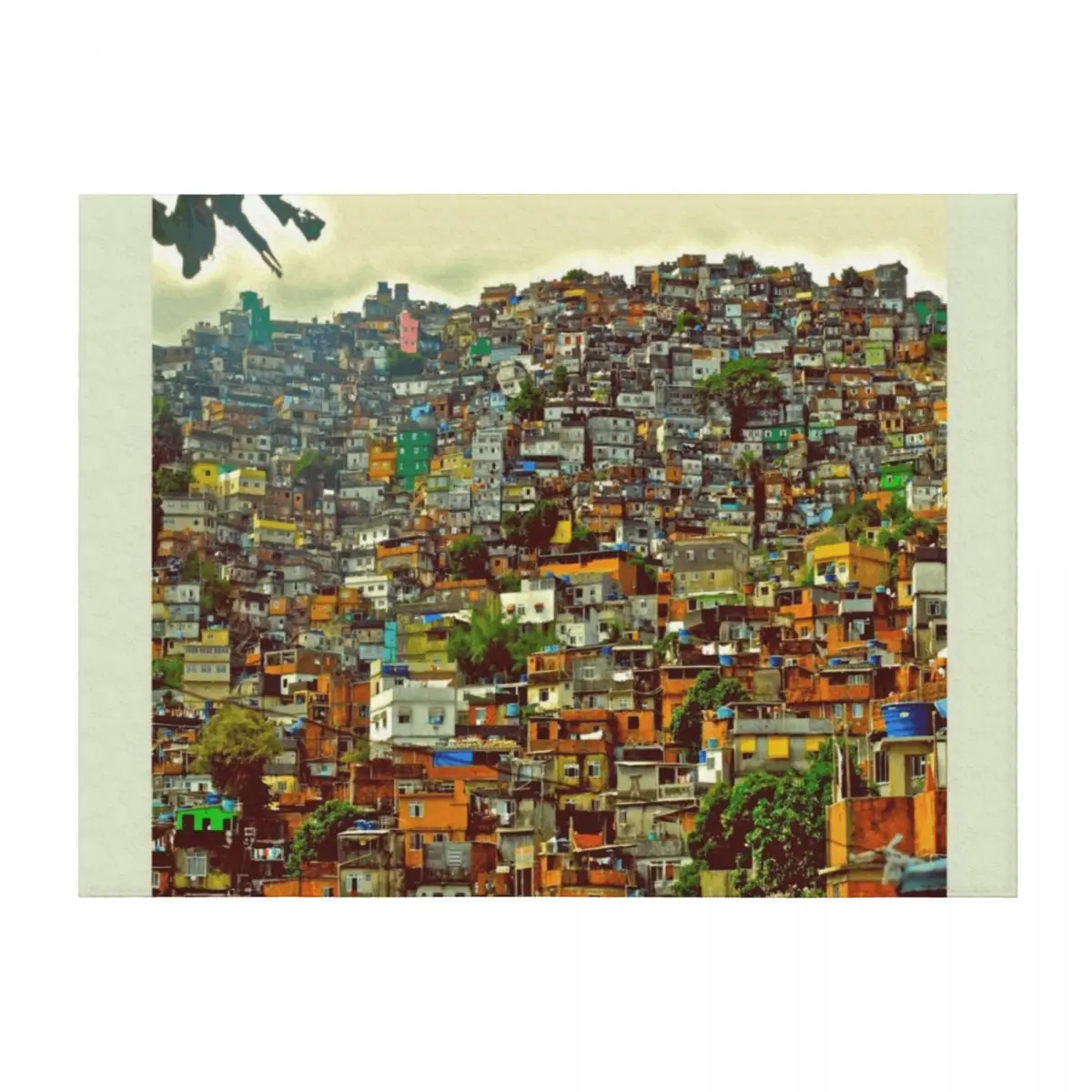 

Rio de Janeiro's favelas Throw Blanket Fashion Sofas For Baby For Decorative Sofa heavy to sleep Blankets