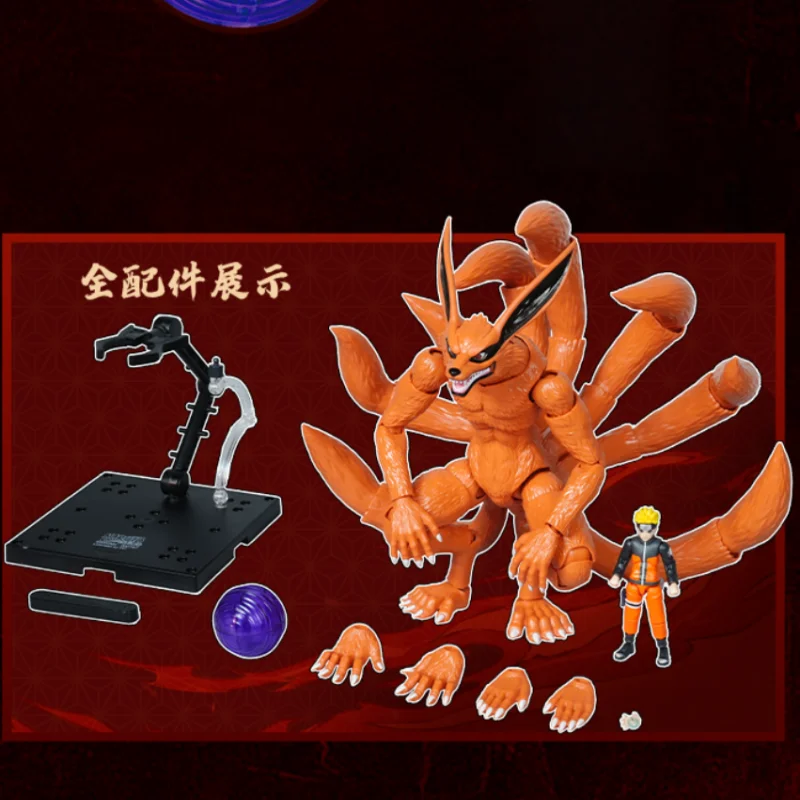 

Blokees Naruto Kurama Beyond Ver. Building Set-Led Illuminated Nine-Tails Chakra Modecollector Model With Display Christmas Gift