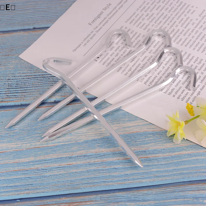 

5 шт. прочных стальных колышков для палатки с головкой-гвоздем, 7,01 дюйма, из цельной стали〔Winter5〕