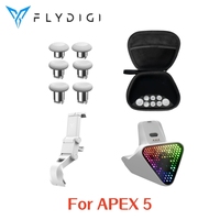 New Flydigi Apex 5 Accessories Controller Replacement Sticks Phone Holder Button Storage Bag Charging Dock For Apex 5 Gamepad