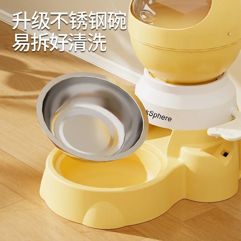 DSA cat automatic feeder dog large capacity automatic feeder press type quantitative puzzle pet bowl wholesale