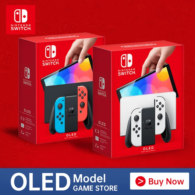 Nintendo Switch OLED Model 7inch OLED Screen White set Blue and Red set  Video Game