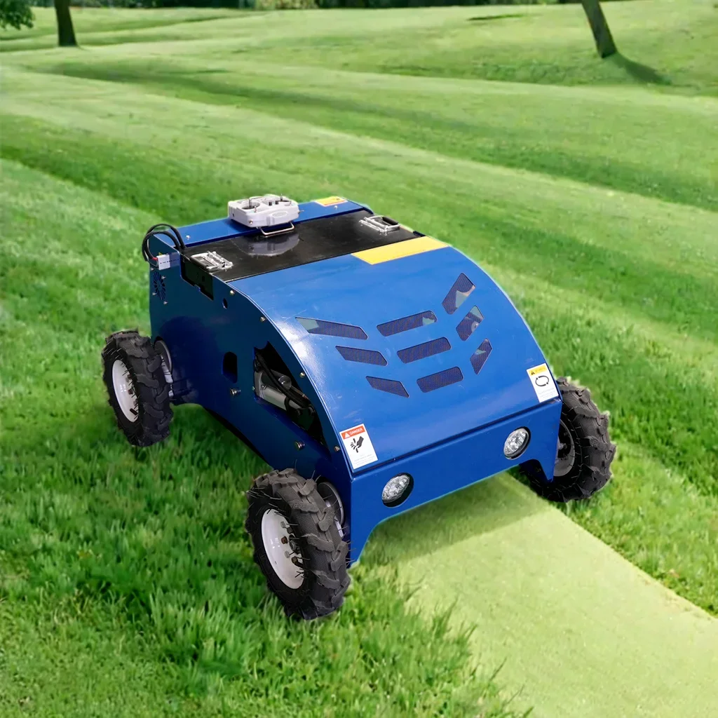 China Hot Commercial Remote Control Lawn Mower Field Mower Cutting Width 500mm 800mm 1000mm for Farm Orchard