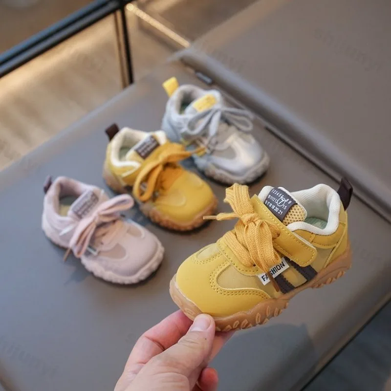 

Trendy Children's Sneakers Autumn New Breathable Soft Sole Girls' Comfort Casual Shoes Non Slip Lightweight Boys' Running Shoes