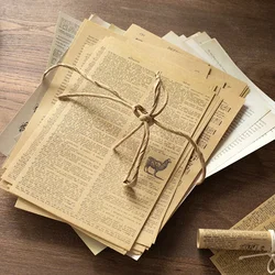 57 pcs Vintage old book material paper Creative manuscript diary DIY decorative Background paper DIY hand made Scrapbooking