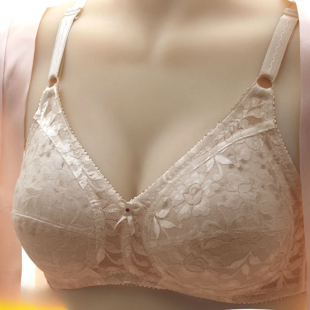 

Thin Lace Bras Without Steel Rims Gathered Paired Large Breasts Showing Off Small Size Large Cup Size 2-piece Set