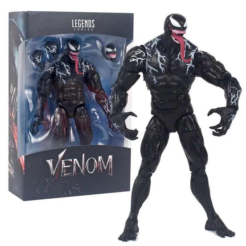 

20cm Anime Marvel Venom 2 Action Figure movie Massacre Movable Statue Toys Doll Model Decoration Collection Children Boys Gifts