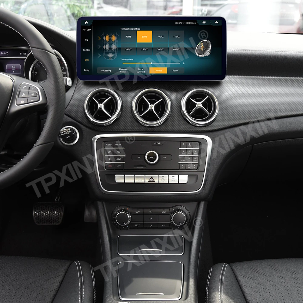 

Автомобильный радиоприемник Qualcomm 12,3 дюйма, Android 13, для Mercedes Benz GLA CLA A 2016-2018, мультимедийный плеер с GPS Навигатором CarPlay 2400*900, головное устройство